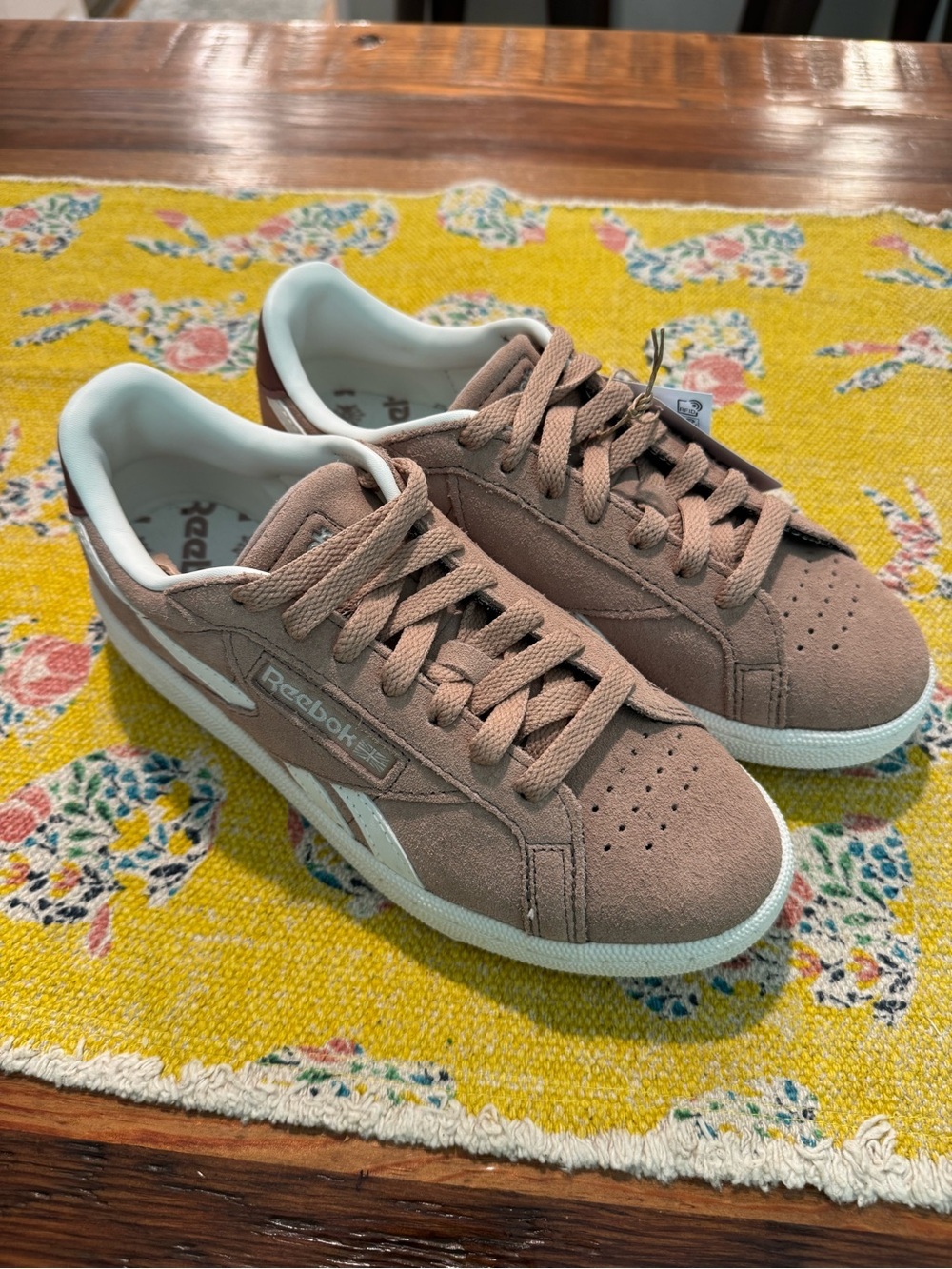 Reebok Club C Grounds Tennis Shoes- Brown/Chalk/Brown Women’s size 6 NIB - Picture 10 of 14